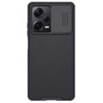 Husa Silicon pentru Xiaomi Redmi Note 12 Pro+, Nillkin, CamShield Pro, Neagra