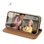 Husa Flip Dux Ducis Hivo Pentru Iphone 14 Plus, Maro - imagine 6