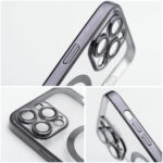 Husa Silicon Electro MagSafe Cu Protectie La Camere Pentru Iphone 13 Pro Max CamShield, Negru - imagine 4