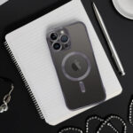 Husa Silicon Electro MagSafe Cu Protectie La Camere Pentru Iphone 13 Pro Max CamShield, Negru - imagine 5