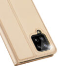 Husa Flip Premium Dux Ducis Skinpro Pentru Samsung Galaxy A22 4g, Gold - imagine 5