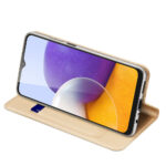 Husa Flip Premium Dux Ducis Skinpro Pentru Samsung Galaxy A22 4g, Gold - imagine 7