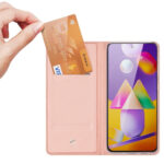 Husa Flip Dux Lux Roz Pentru Samsung Galaxy M31S - imagine 3