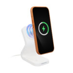 Husa din piele pentru IPHONE 15 Orange - imagine 3