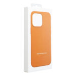 Husa din piele pentru IPHONE 15 Orange - imagine 5