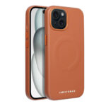 Husă din piele Roar Mag Safe - pentru iPhone 15, Maro - imagine 2