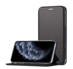 Husa Flip Elegance Negru Pentru Samsung Galaxy A22 4G - imagine 3