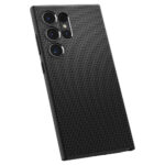 Husa Silicon Spigen Liquid Air case Pentru Samsung Galaxy S24 Ultra,Neagra - imagine 5