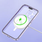 Husa Silicon Baseus Crystal Magnetic, MagSafe Cu Folie de Sticla Pentru Iphone 14 Pro Max - imagine 9