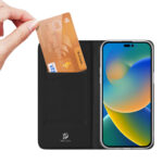 Husa Flip Dux Ducis Skin Pro Pentru Iphone 14 Pro Max, Negru - imagine 5