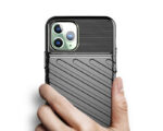 Husa Silicon Thunder Touch Pentru iPhone 14 Pro max, Neagra - imagine 3