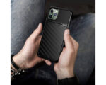 Husa Silicon Thunder Touch Pentru iPhone 14 Pro max, Neagra - imagine 5