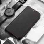 Husa Premium Flip Dux Ducis Skin X2 Neagra Pentru Iphone 14 Pro Max - imagine 3