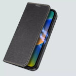 Husa Premium Flip Dux Ducis Skin X2 Neagra Pentru Iphone 14 Pro Max - imagine 5