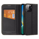 Husa Premium Flip Dux Ducis Skin X2 Neagra Pentru Iphone 14 Pro Max - imagine 6
