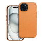 Husa din piele pentru IPHONE 15 Orange