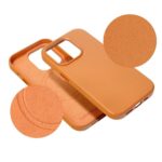 Husa din piele pentru IPHONE 15 Orange - imagine 19