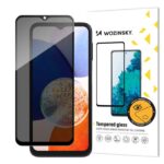 Folie de protectie Ecran Privacy WZK AntiSpy pentru Samsung Galaxy A23 A235, Sticla securizata, Full Glue
