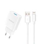 Incarcator Dudao cu cablu Lightning, Alb