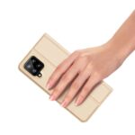 Husa Flip Premium Dux Ducis Skinpro Pentru Samsung Galaxy A22 4g, Gold - imagine 13