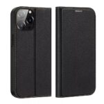 Husa Premium Flip Dux Ducis Skin X2 Neagra Pentru Iphone 14 Pro Max
