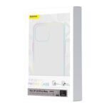 Husa Silicon Baseus Crystal Magnetic, MagSafe Cu Folie de Sticla Pentru Iphone 14 Pro Max - imagine 11