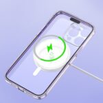 Husa Silicon Baseus Crystal Magnetic, MagSafe Cu Folie de Sticla Pentru Iphone 14 Pro Max - imagine 18