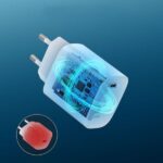 Incarcator Retea Choetech 2 Buc 20W, PD 3.0, QC 3.0, Alb - imagine 8