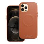 Husă Roar Piele Mag Safe - pentru iPhone 12 Pro Max Maro
