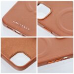 Husă din piele Roar Mag Safe - pentru iPhone 14 Pro, Maro - imagine 12