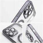 Husa Silicon Electro MagSafe Cu Protectie La Camere Pentru Iphone 13 Pro Max CamShield, Negru - imagine 9