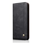 Husa Flip Real Leather Negru Pentru Samsung Galaxy J4 2018