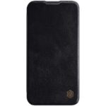 Husa Flip Nillkin Qin Leather Pro Pentru Iphone 14 Pro Max, Negru