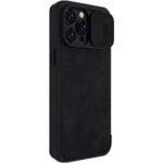 Husa Flip Nillkin Qin Leather Pro Pentru Iphone 14 Pro Max, Negru - imagine 10