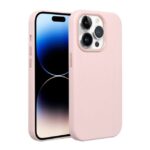 Husa din piele Mag Cover pentru iPhone 15 Pro Max, roz