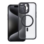 Husa FULL MATTE MAG COVER pentru iPhone 15 Pro Max, negru