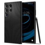 Husa Silicon Spigen Liquid Air case Pentru Samsung Galaxy S24 Ultra,Neagra - imagine 16