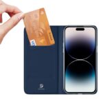 Husa Flip Dux Ducis Skin Pro Pentru Iphone 15 Pro Max, Albastra - imagine 5