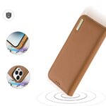 Husa Flip Dux Ducis Hivo Leather Pentru Iphone 15 Pro, Maro - imagine 3