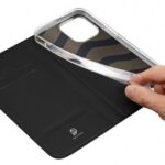 Husa Flip Dux Ducis Skin Pro Pentru Iphone 15 Pro, Neagra - imagine 2