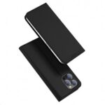 Husa Flip Dux Ducis Skin Pro Pentru Iphone 15 Pro, Neagra - imagine 3