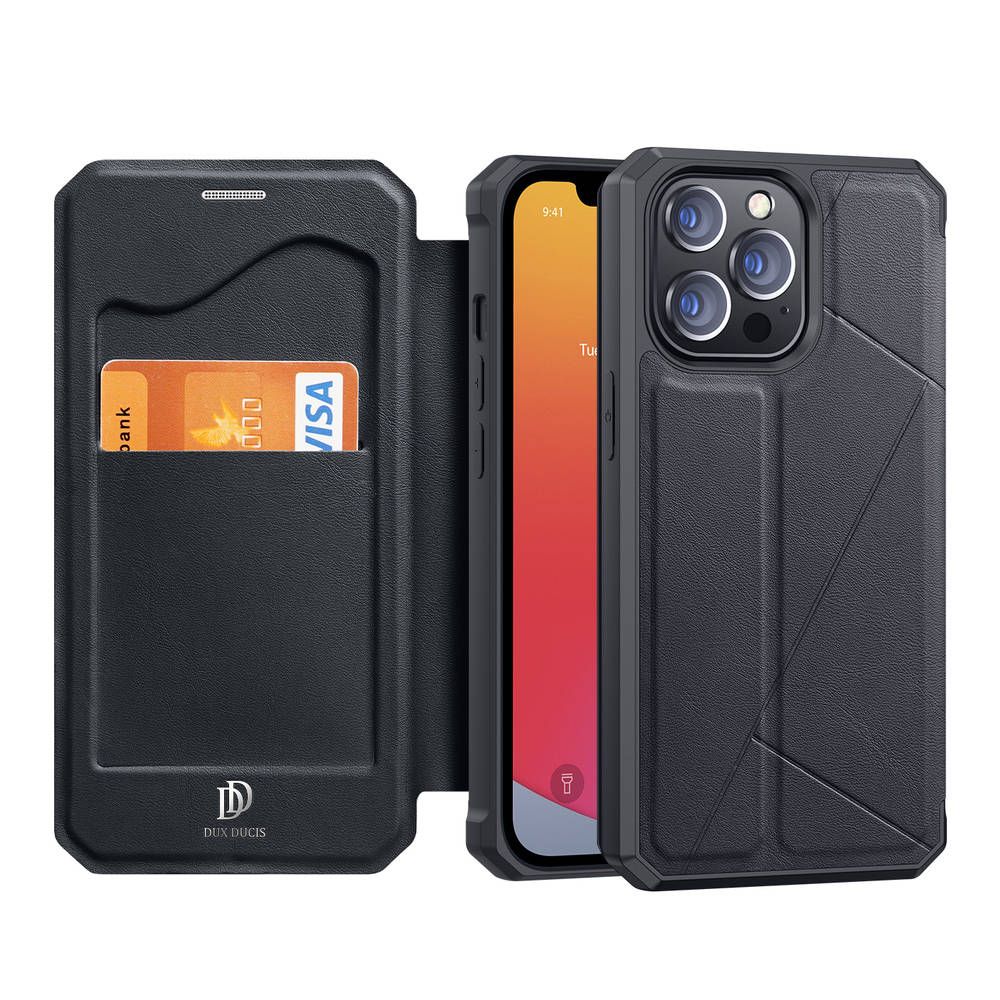Husa Flip Dux Ducis Skin X Pentru Iphone 13 Pro, Negru - imagine 8