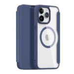 Husa Flip Dux Ducis Skin X Pro, MagSafe Pentru Iphone 15 Pro, Albastra - imagine 5