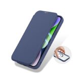 Husa Flip Dux Ducis Skin X Pro, MagSafe Pentru Iphone 15, Albastra