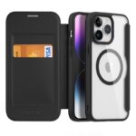 Husa Flip Dux Ducis Skin X Pro, MagSafe Pentru Iphone 15 Pro, Neagra - imagine 5