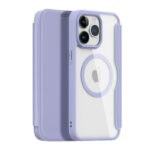 Husa Flip Dux Ducis Skin X Pro, MagSafe Pentru Iphone 15 Pro, Violet - imagine 6