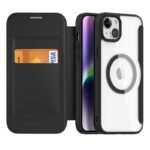 Husa Flip Dux Ducis Skin X Pro, MagSafe Pentru Iphone 15, Neagra