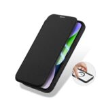 Husa Flip Dux Ducis Skin X Pro, MagSafe Pentru Iphone 15, Neagra - imagine 2