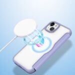 Husa Flip Dux Ducis Skin X Pro, MagSafe Pentru Iphone 15, Violet - imagine 3