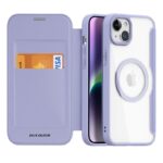 Husa Flip Dux Ducis Skin X Pro, MagSafe Pentru Iphone 15, Violet - imagine 7